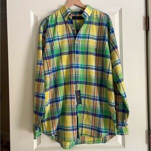 NWT Ralph Lauren Men’s Plaid Button Down